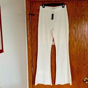 Express White Flared Pants